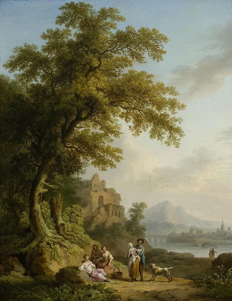 Veduta del castello Gaillard e della Senna (1767)